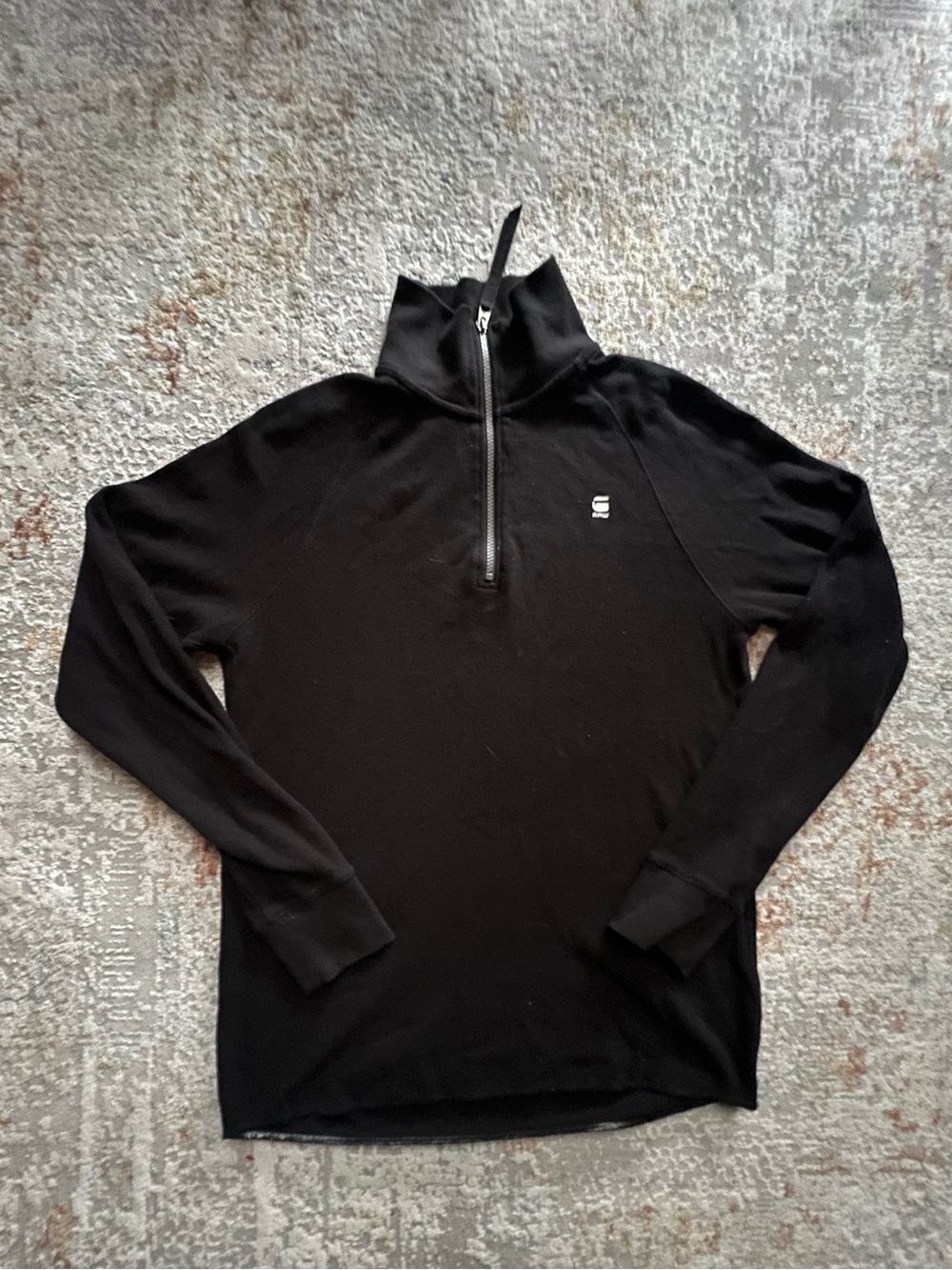 G-Star RAW Jirgi-S Half Zip Long Sleeve Black Men’s